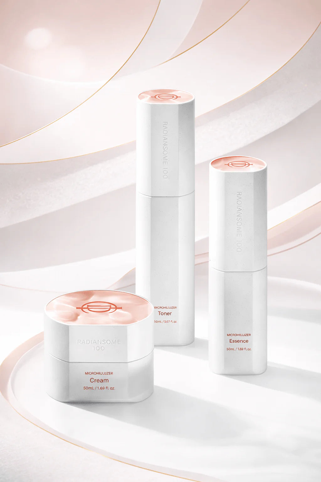 NEW ICD Radiansome™100 Full Routine Set (Toner + Essence + Cream)