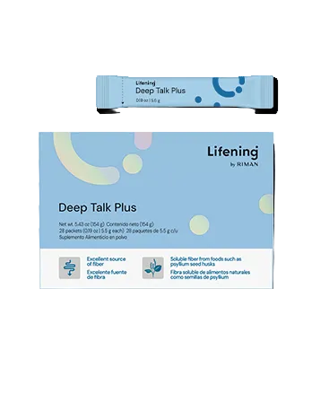 Lifening Deep Talk Plus packaging on a white background